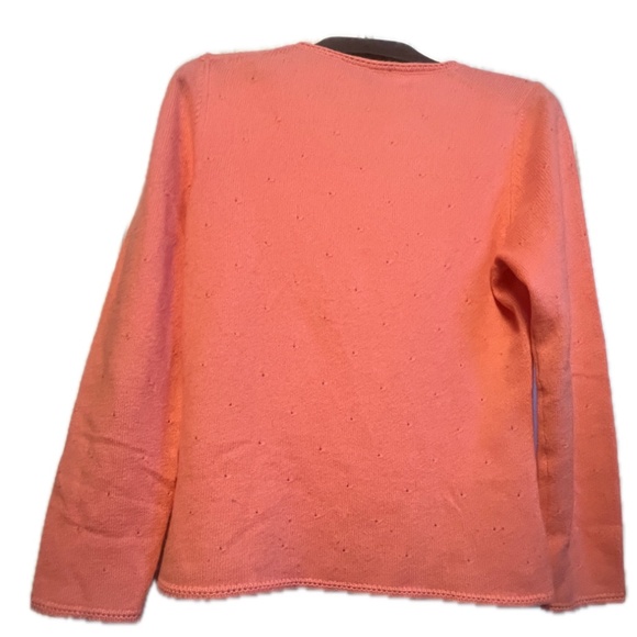 Loro Piana Pink Pointelle Cashmere Sweater | Sz IT 44 - Picture 2 of 8